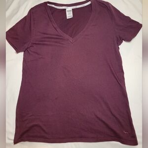 Maroon PINK Sleep Tshirt Size Large